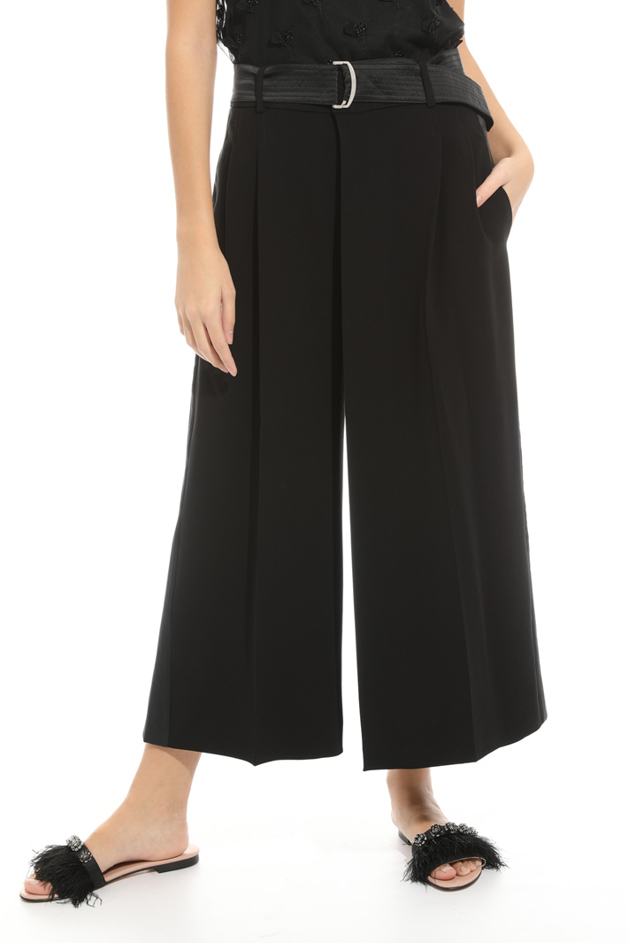 Pantalone ampio in cady fluido Intrend Pantalone ampio in cady fluido Intrend