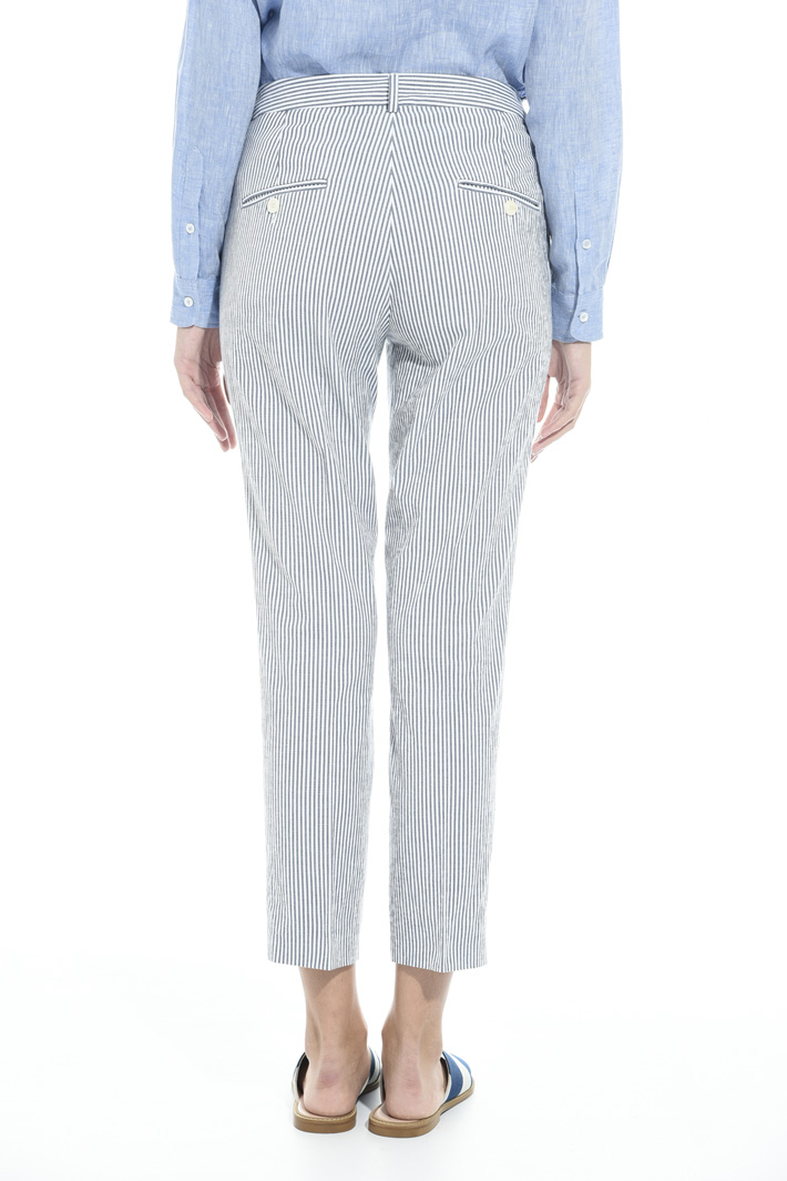Seersucker trousers Intrend Seersucker trousers Intrend