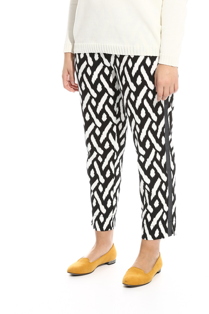 Pantalone cropped in cotone Intrend Pantalone cropped in cotone Intrend