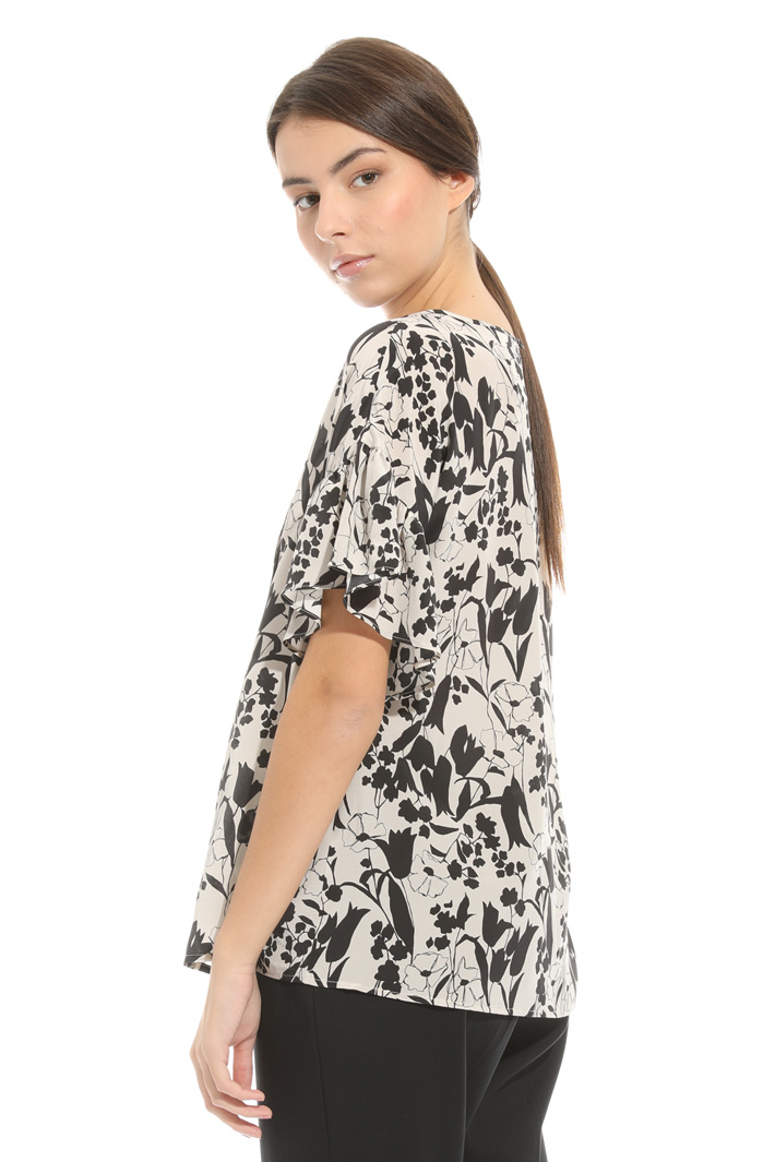 Blusa in seta stampata Intrend Blusa in seta stampata Intrend