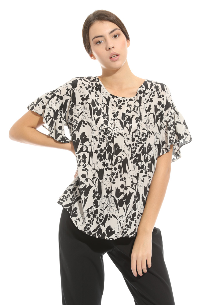 Blusa in seta stampata Intrend Blusa in seta stampata Intrend