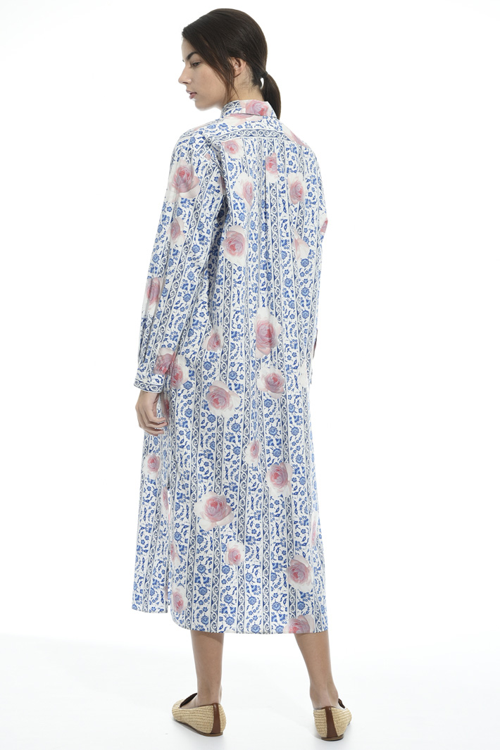 Printed poplin chemisier Intrend Printed poplin chemisier Intrend