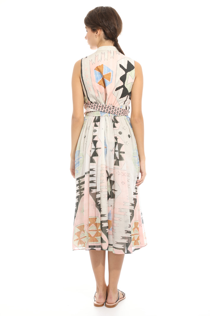 Printed voile dress Intrend Printed voile dress Intrend
