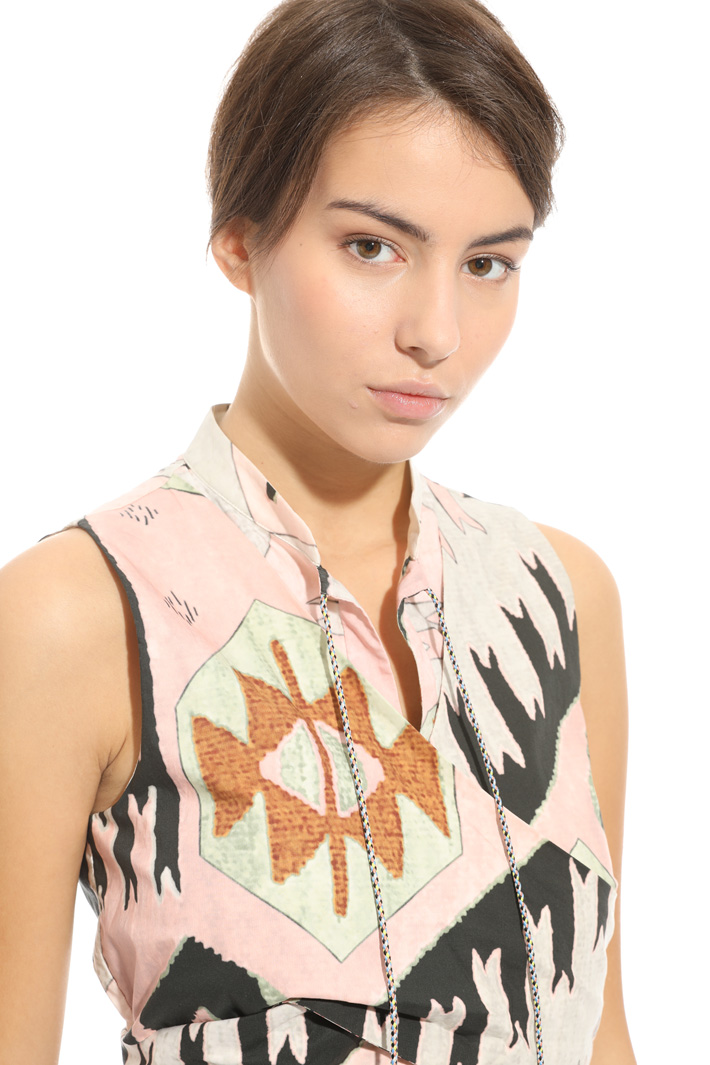 Printed voile dress Intrend Printed voile dress Intrend