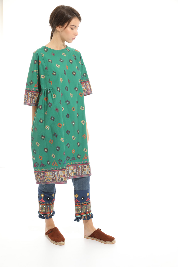 Printed cotton dress Intrend Printed cotton dress Intrend