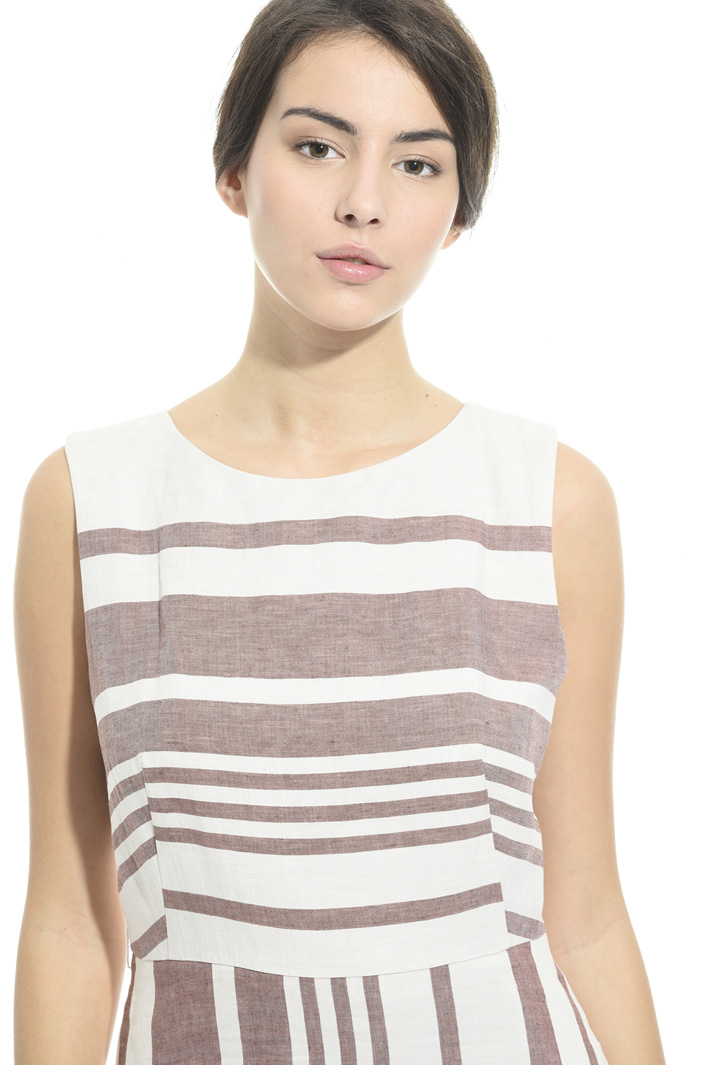 Long linen and cotton dress Intrend Long linen and cotton dress Intrend