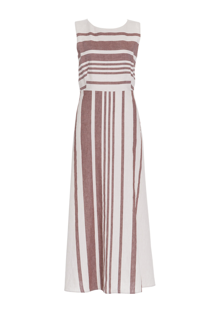 Long linen and cotton dress Intrend Long linen and cotton dress Intrend