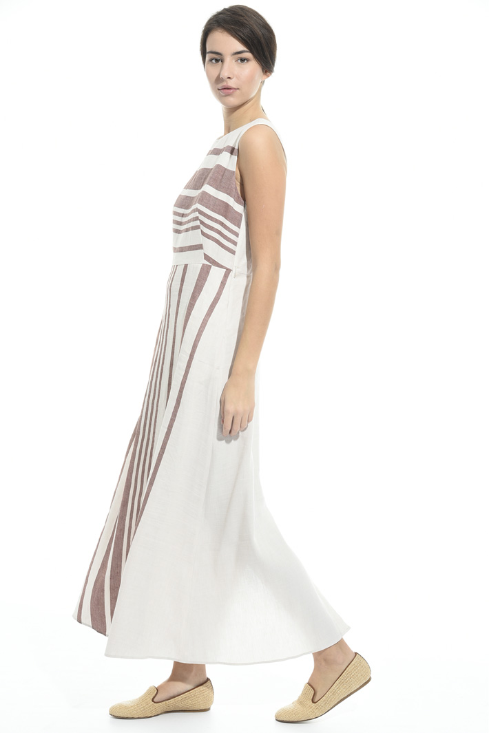 Long linen and cotton dress Intrend Long linen and cotton dress Intrend