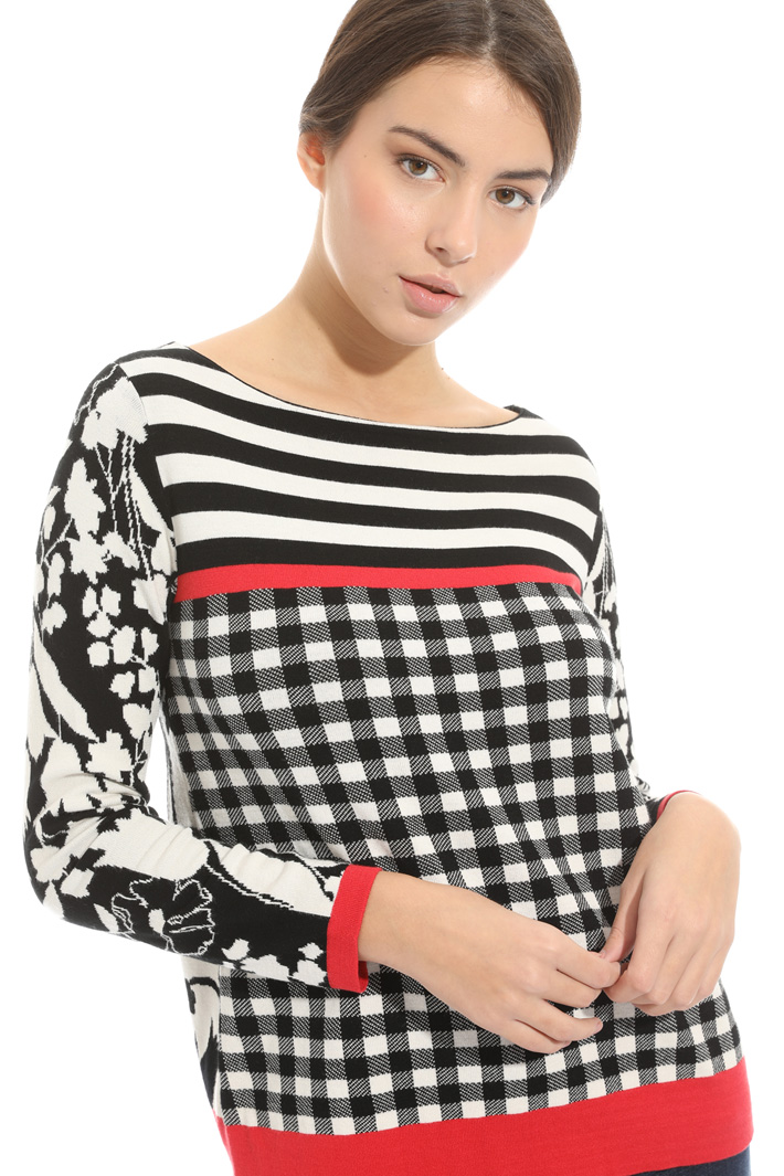Maglia in jersey stampato Intrend Maglia in jersey stampato Intrend