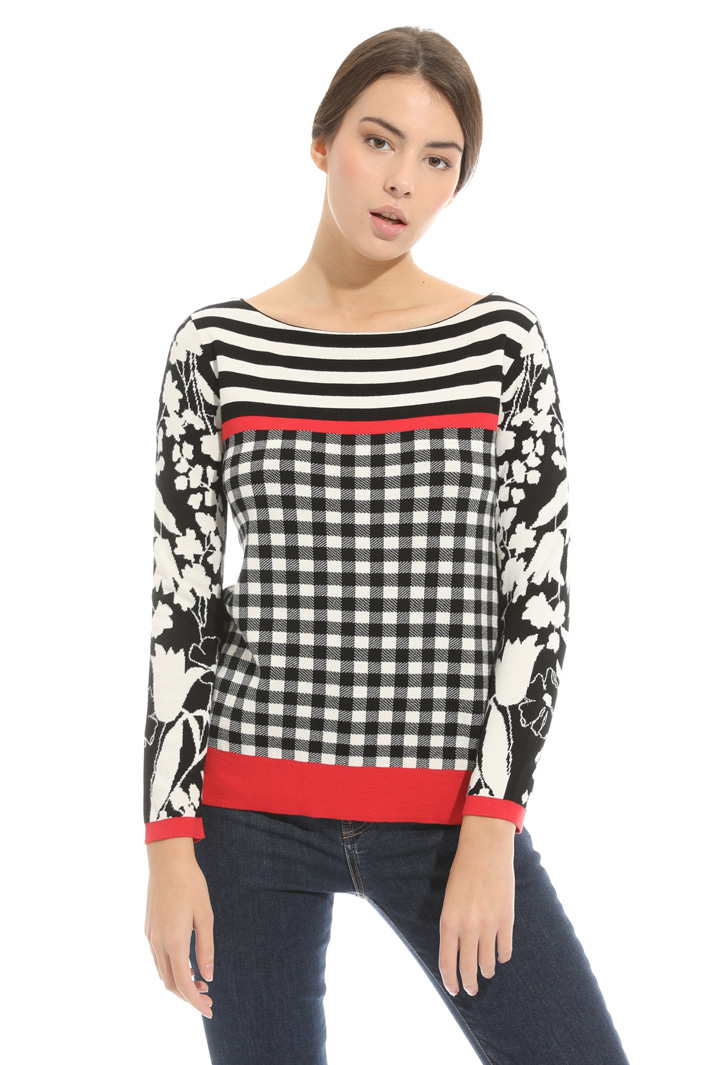 Maglia in jersey stampato Intrend Maglia in jersey stampato Intrend