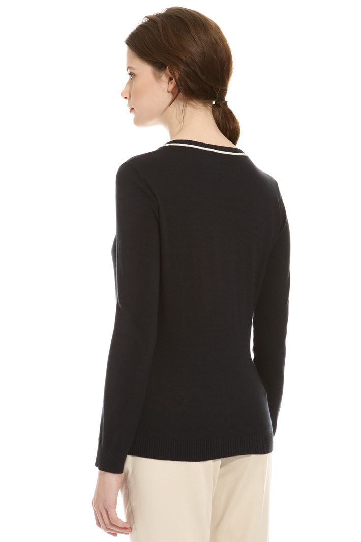 Maglia in seta e cotone Maglia in seta e cotone