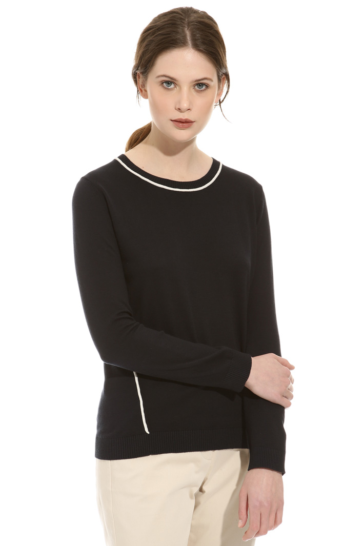 Maglia in seta e cotone Maglia in seta e cotone