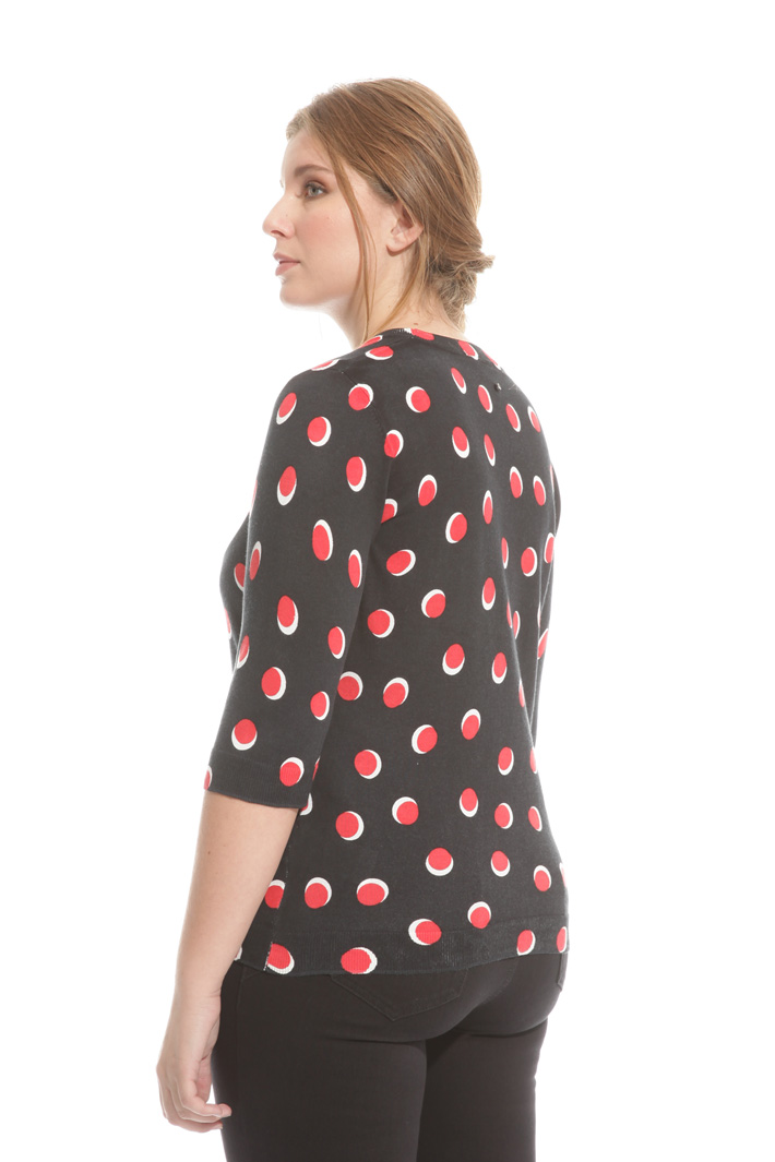 Printed cotton sweater Intrend Printed cotton sweater Intrend