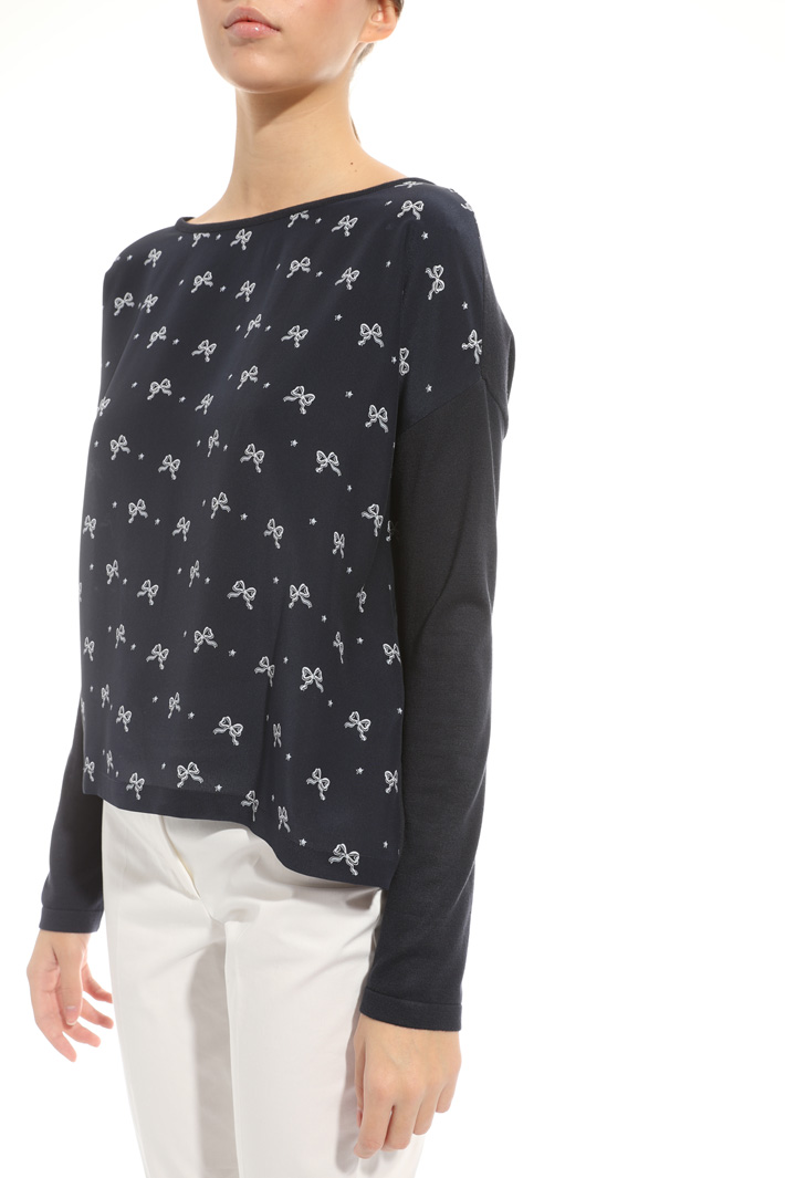 Maglia in mix di materiali Intrend Maglia in mix di materiali Intrend