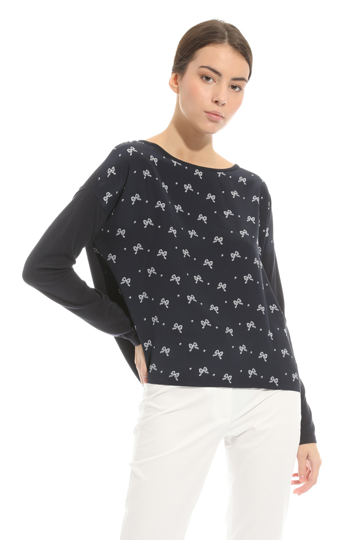 Maglia in mix di materiali Intrend Maglia in mix di materiali Intrend