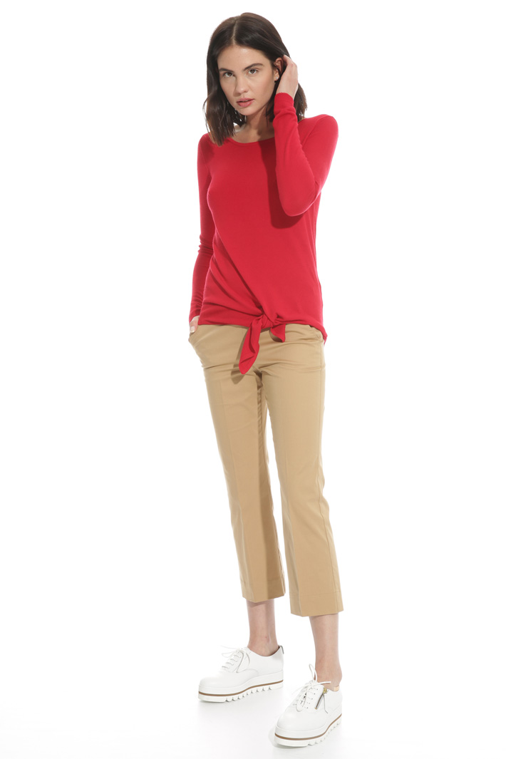 Maglia con nodo a decoro Intrend Maglia con nodo a decoro Intrend