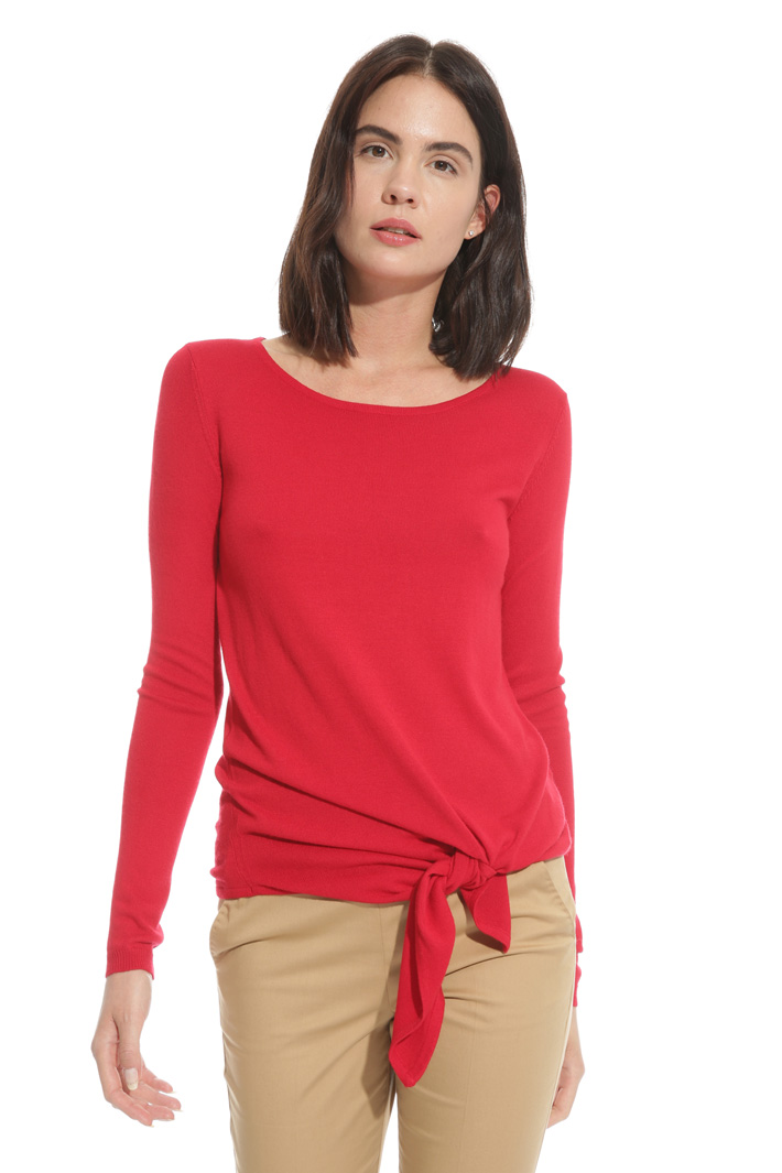 Maglia con nodo a decoro Intrend Maglia con nodo a decoro Intrend