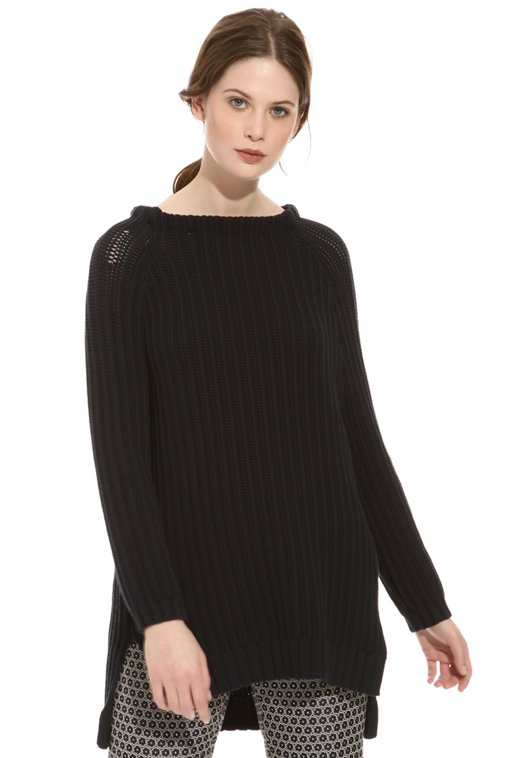 Maglia in cordonetto di cotone Intrend Maglia in cordonetto di cotone Intrend
