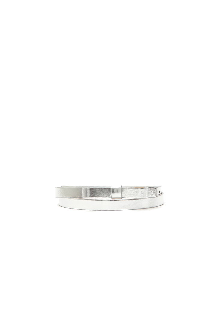 Cintura sottile metallizzata Intrend Cintura sottile metallizzata Intrend