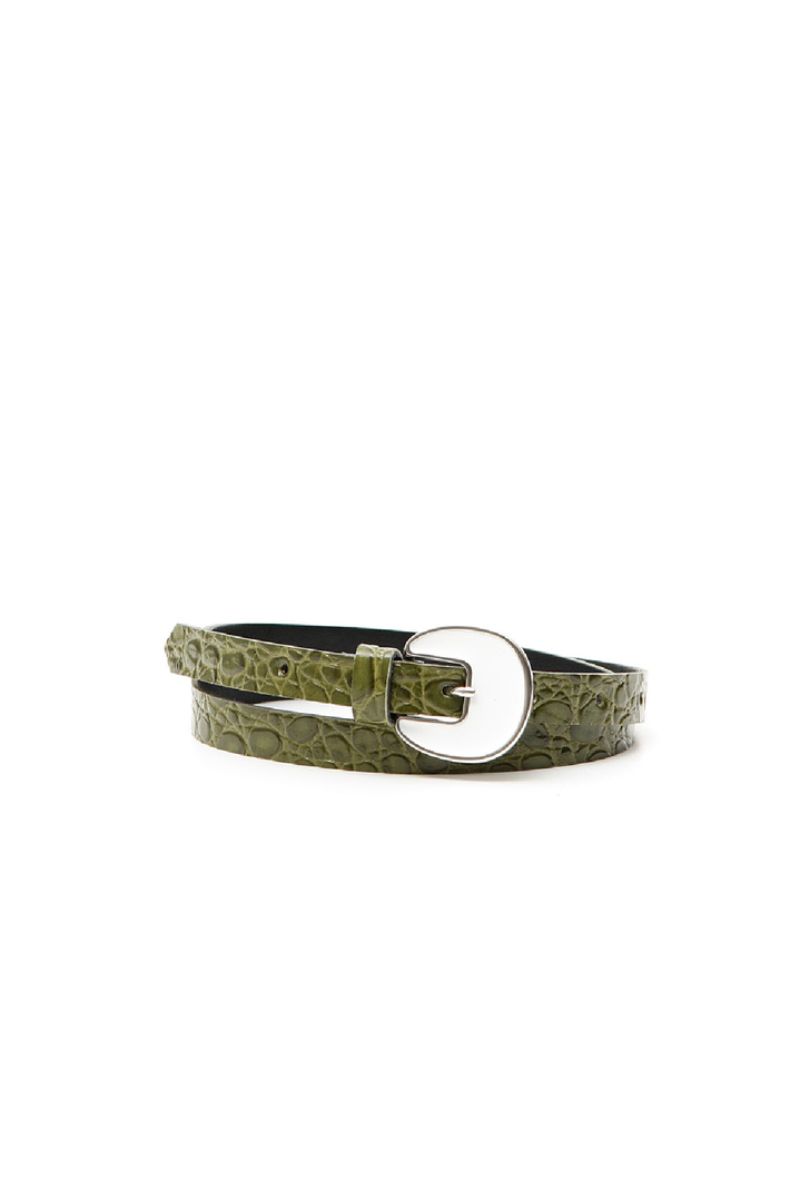 Thin leather belt Intrend Thin leather belt Intrend