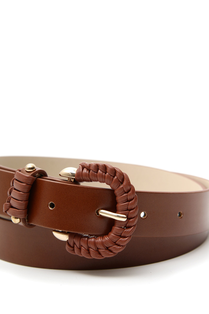 Braided buckle belt Intrend Braided buckle belt Intrend