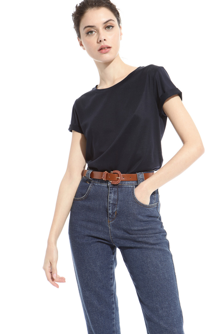 Braided buckle belt Intrend Braided buckle belt Intrend