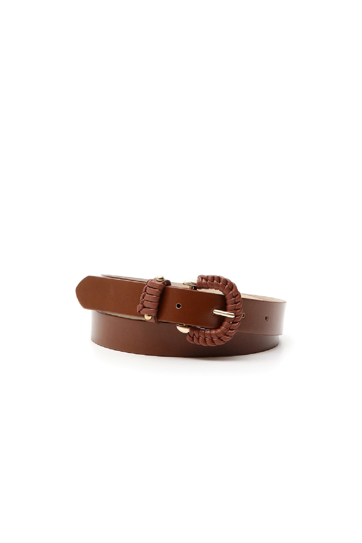 Braided buckle belt Intrend Braided buckle belt Intrend
