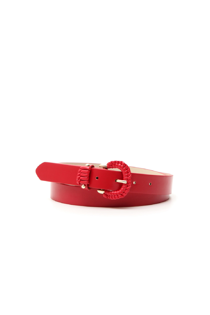 Braided buckle belt Intrend Braided buckle belt Intrend
