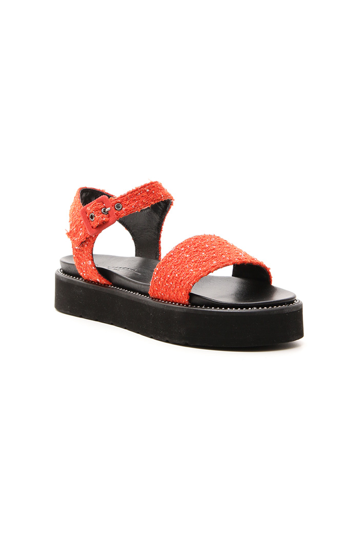Fabric platform sandal Intrend Fabric platform sandal Intrend