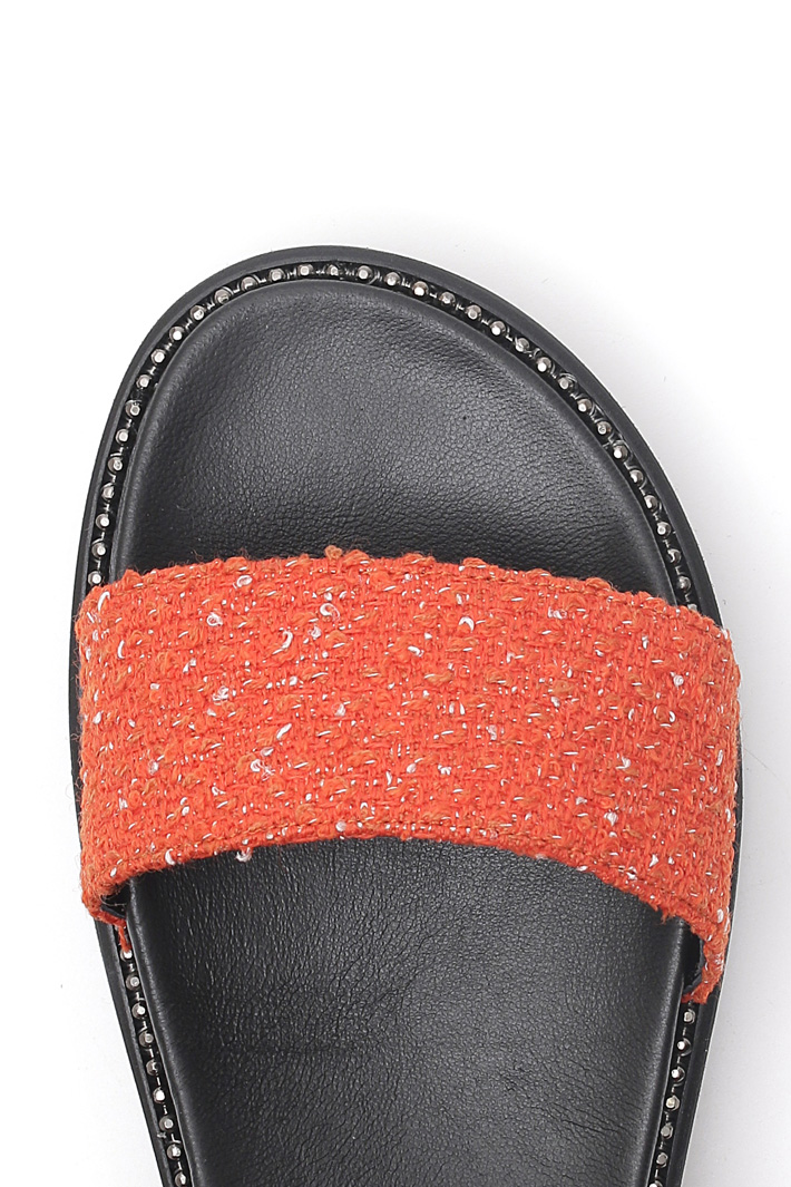 Fabric platform sandal Intrend Fabric platform sandal Intrend
