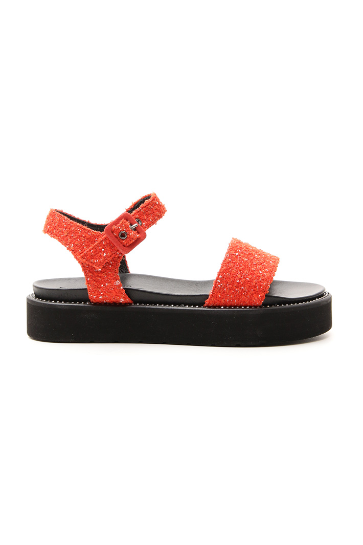 Fabric platform sandal Intrend Fabric platform sandal Intrend
