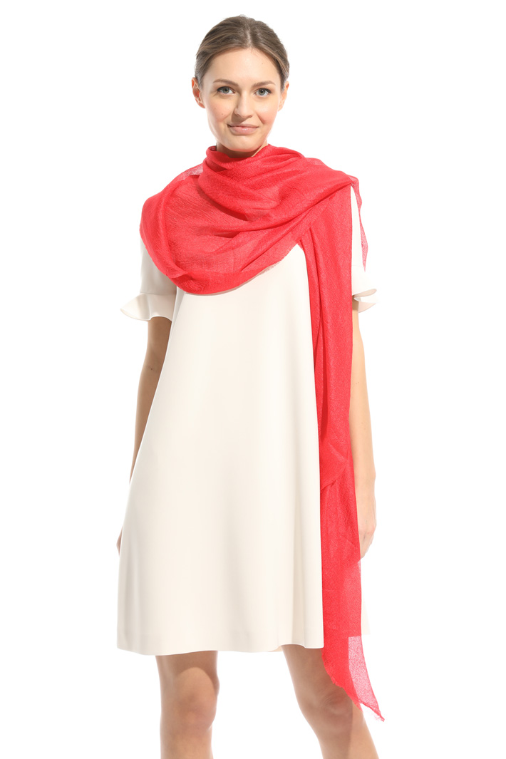 Glossy-effect scarf Intrend Glossy-effect scarf Intrend