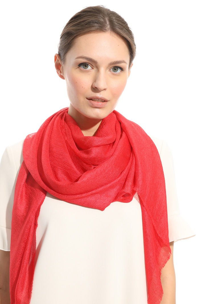Glossy-effect scarf Intrend Glossy-effect scarf Intrend