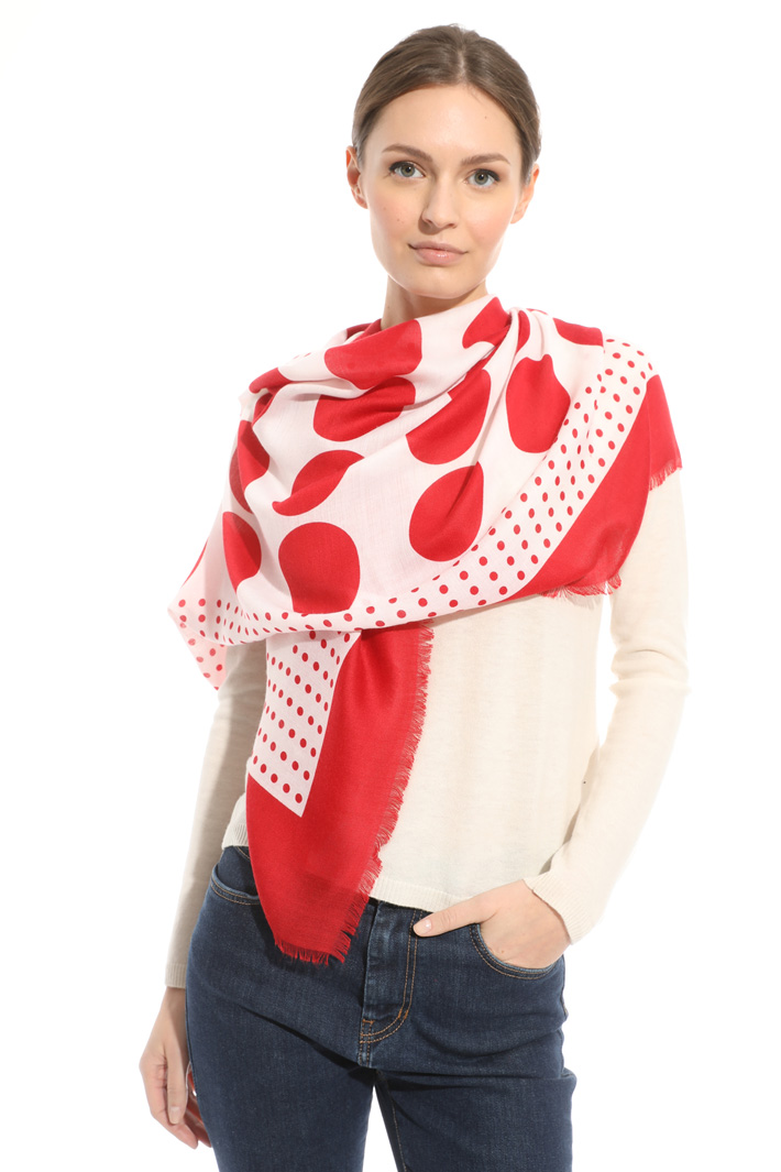 Wool blend scarf Intrend Wool blend scarf Intrend
