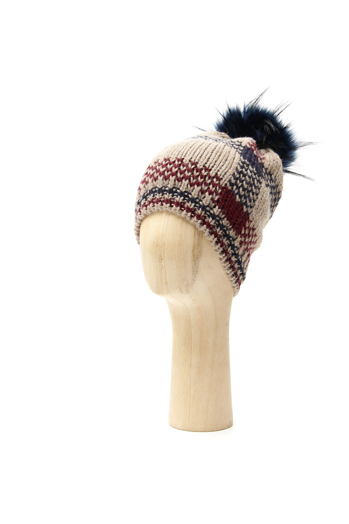 Wool and alpaca beanie hat Intrend Wool and alpaca beanie hat Intrend