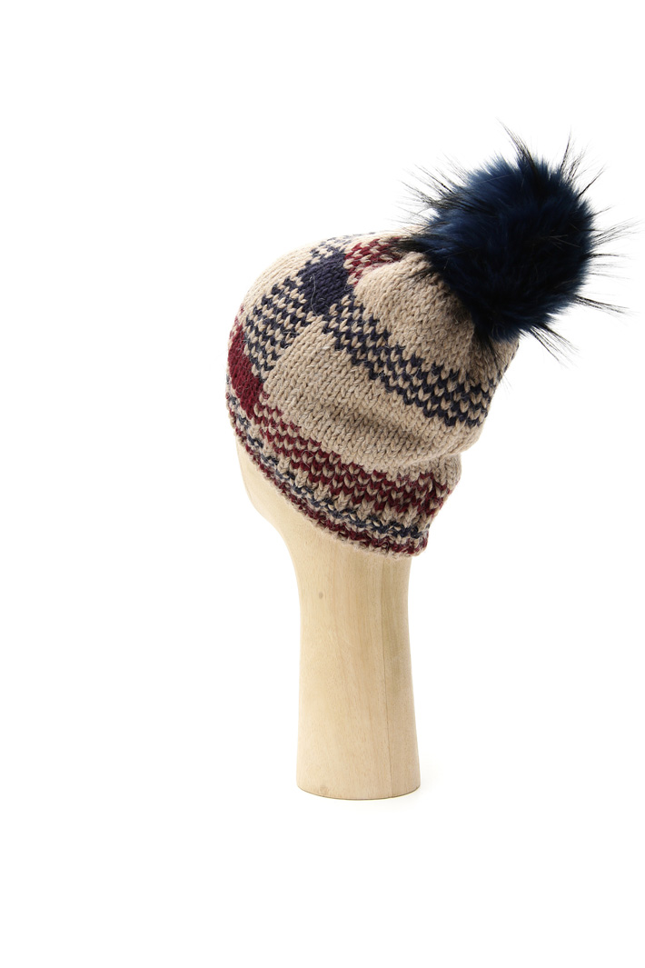 Wool and alpaca beanie hat Intrend Wool and alpaca beanie hat Intrend