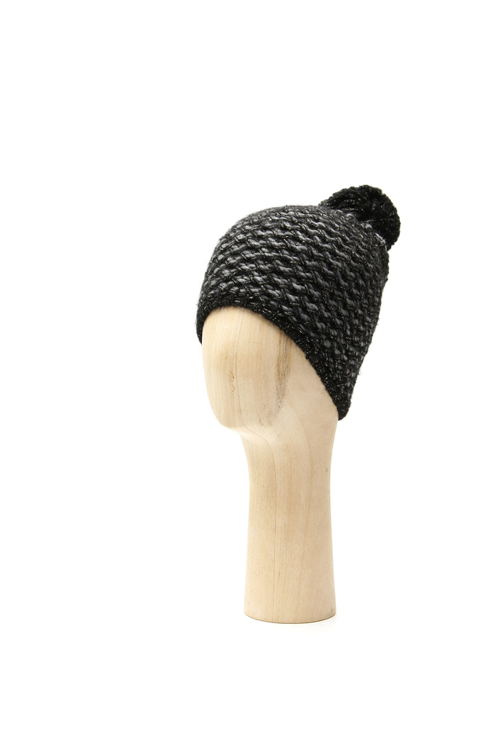 Lurex wool beanie hat Intrend Lurex wool beanie hat Intrend