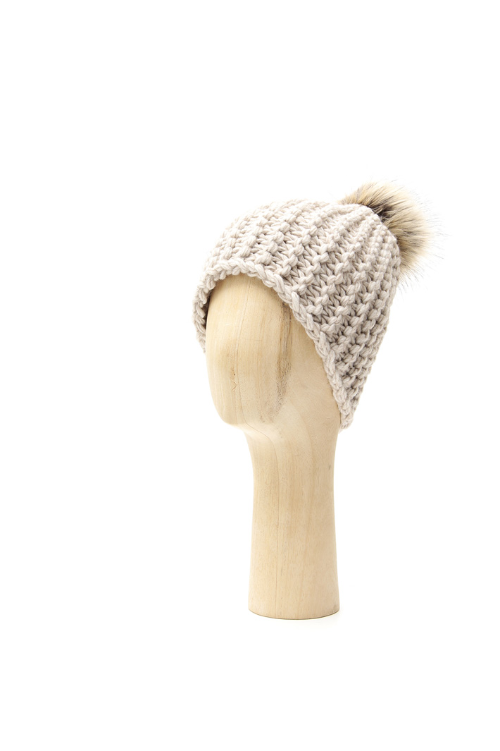 Wool and alpaca beanie hat Intrend Wool and alpaca beanie hat Intrend