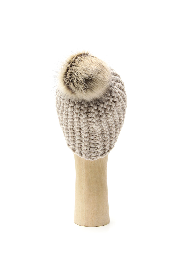 Wool and alpaca beanie hat Intrend Wool and alpaca beanie hat Intrend