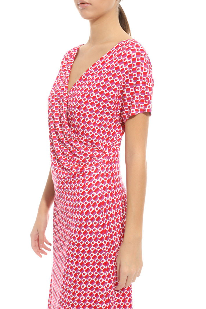 Printed jersey dress Intrend Printed jersey dress Intrend