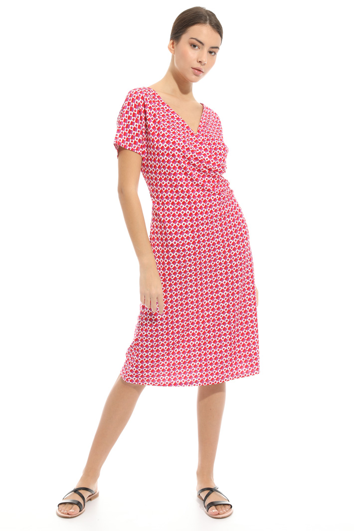 Printed jersey dress Intrend Printed jersey dress Intrend