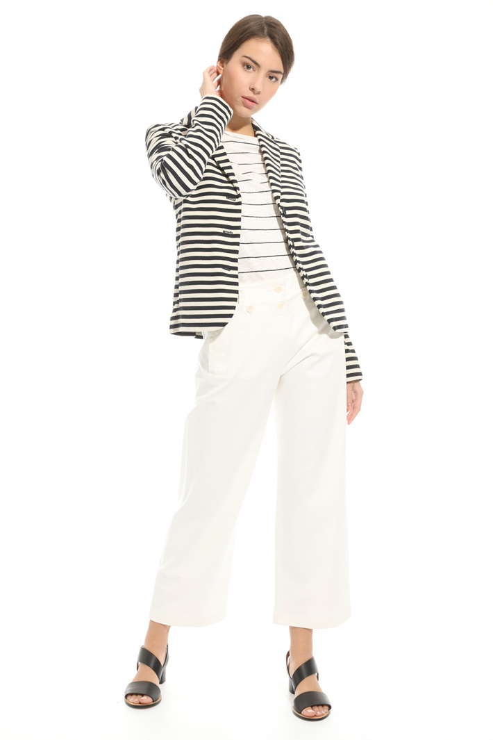 Giacca in jersey piquet Intrend Giacca in jersey piquet Intrend