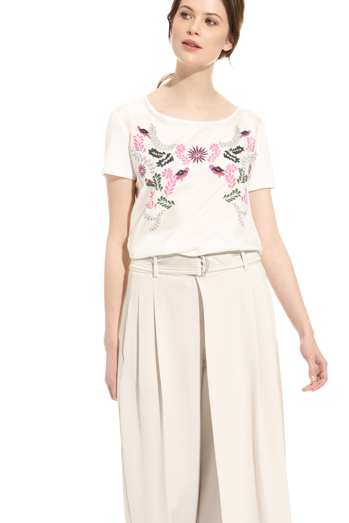 T-shirt in seta e cotone Intrend T-shirt in seta e cotone Intrend