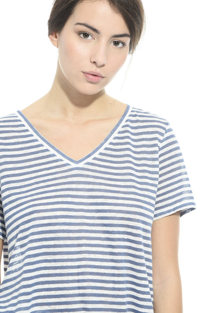 T-shirt in jersey di lino Intrend T-shirt in jersey di lino Intrend