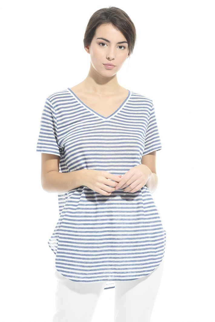 T-shirt in jersey di lino Intrend T-shirt in jersey di lino Intrend