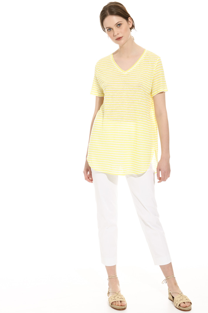 T-shirt in jersey di lino Intrend T-shirt in jersey di lino Intrend