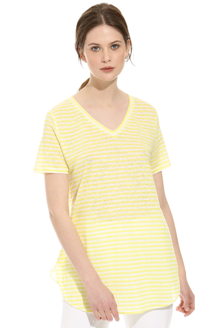T-shirt in jersey di lino Intrend T-shirt in jersey di lino Intrend