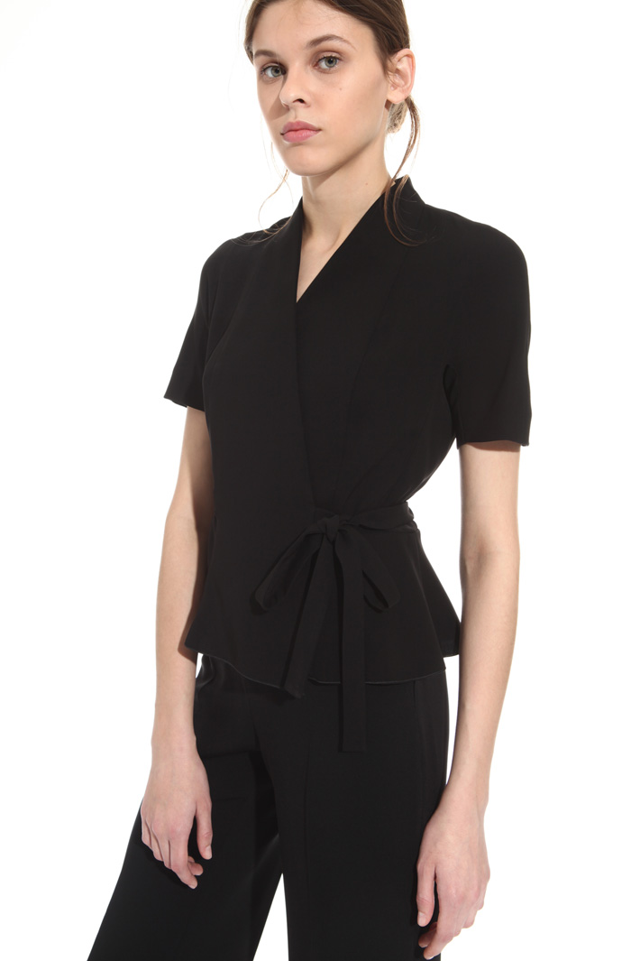 Jacket with ruffle hem Intrend Jacket with ruffle hem Intrend