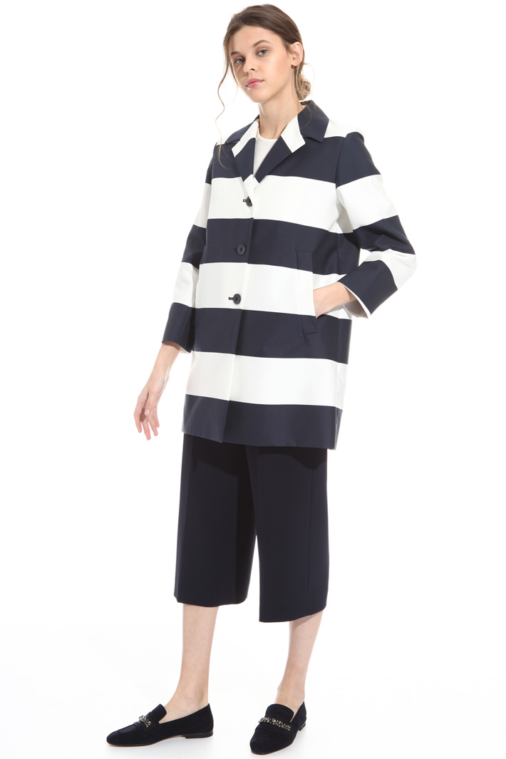 Printed cotton topcoat Intrend Printed cotton topcoat Intrend