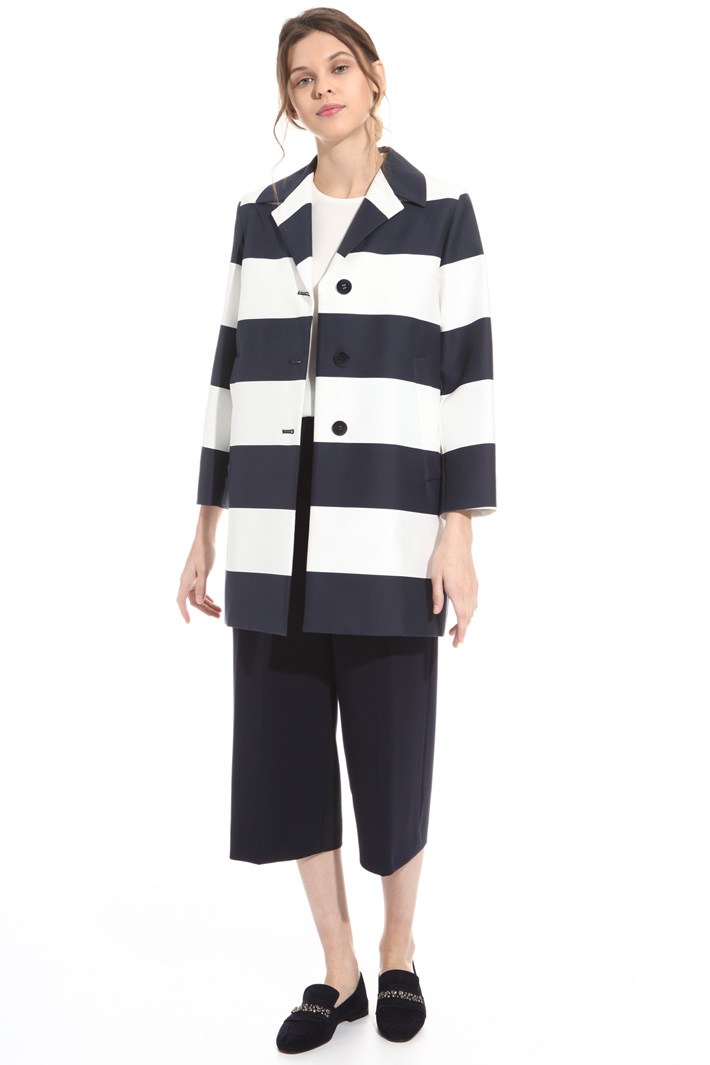 Printed cotton topcoat Intrend Printed cotton topcoat Intrend